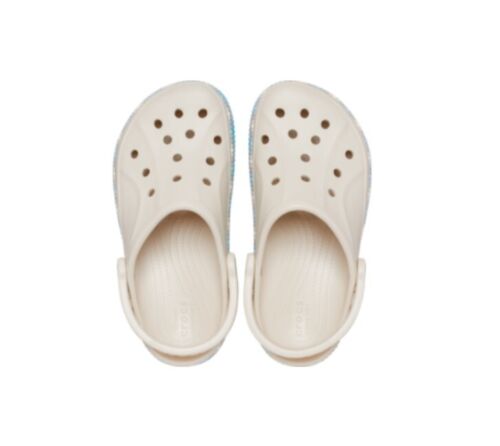 Crocs Bayaband Chevron Band Clogs | Slip On Shoes / STUCCO MULTI -M 12 W 14 - Picture 3 of 5