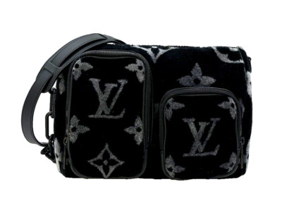 LOUIS VUITTON Keepall Tuffetage Monogram Eclipse Multipocket  Shoulder Bag