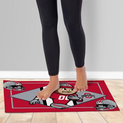 Northwest NCAA Ohio State Buckeyes, Buckeye Run, Washable Rug, 20