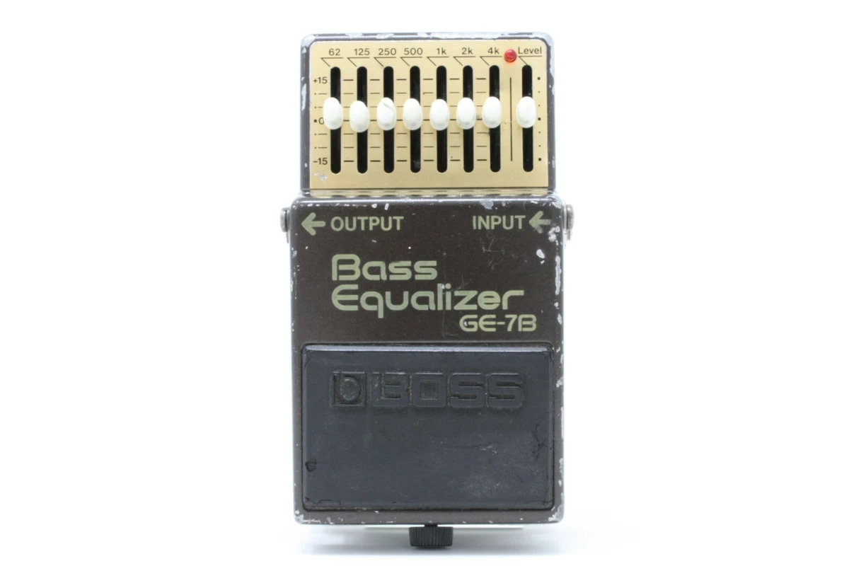 BOSS GE-7B Bass Pedal Bass Equalizer made in JAPA MIJ 1987