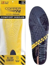 Copper Fit Men's Work Gear Heavy Duty Insoles for Standing All Day Free Shipping