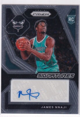 2023-24 Panini Prizm NBA No. RSI-NNJ James Nnaji Rookie Auto
