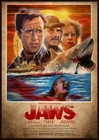 1975 Locandina Film Jaws 11X17 Martin Brody Quint Grande