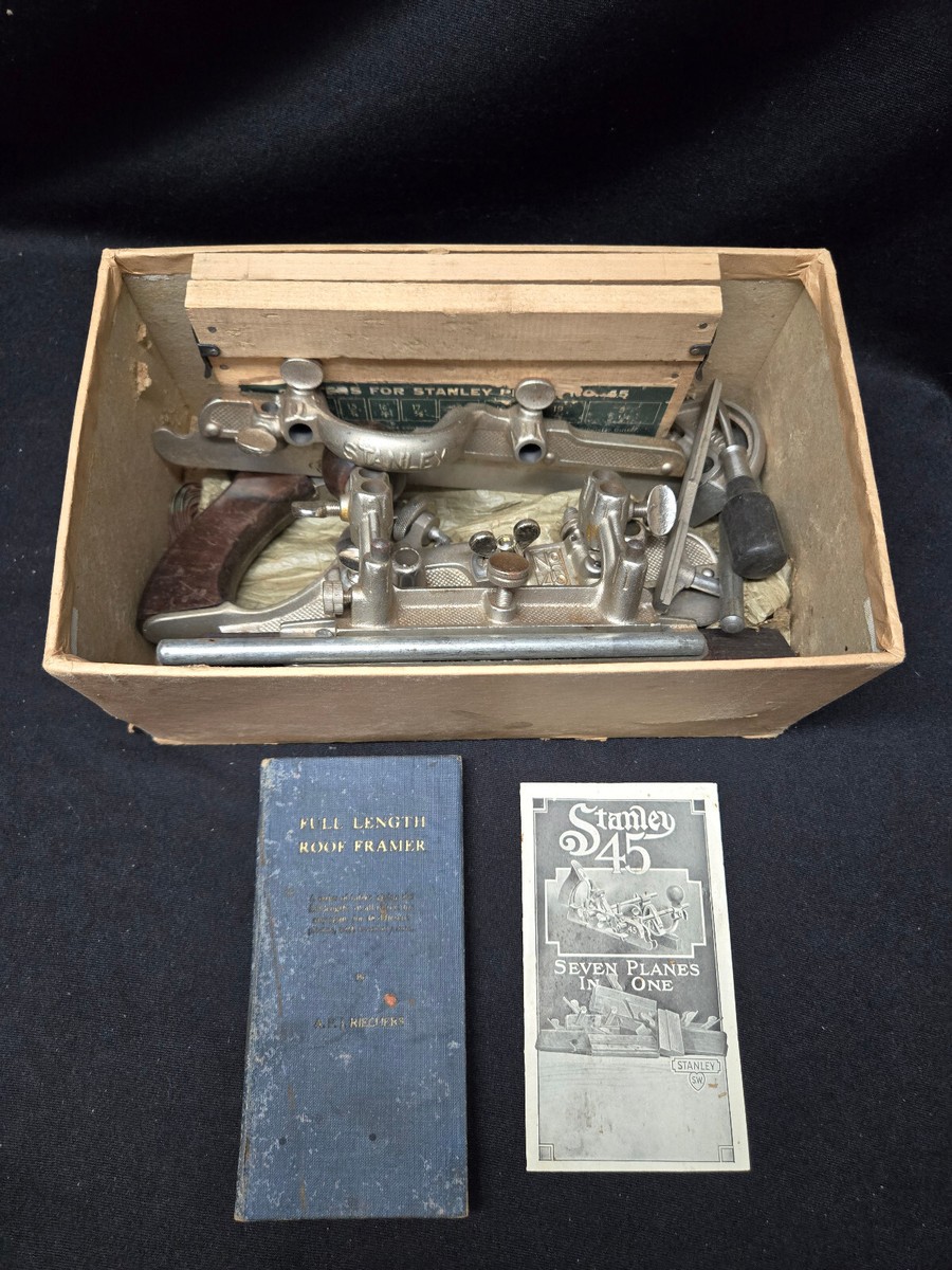 【中古】 One Little Plane / Until Antique Stanley No. 45 Seven in One Plane in Original Box | eBay
