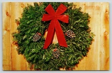South Bend Indiana~Highland Cemetery Circle of Protection~Christmas Wreath~1970s