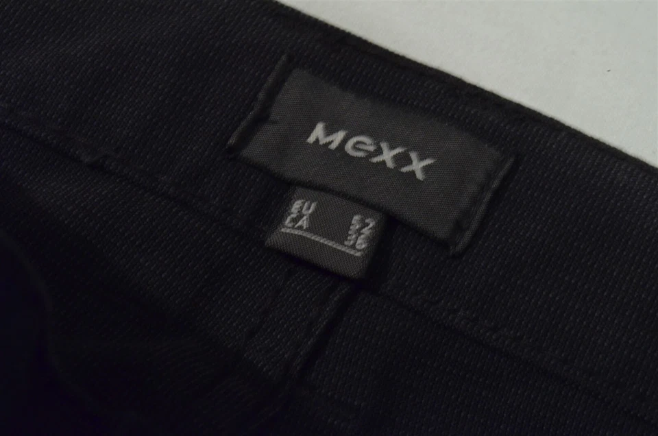 Pantalones de vestir rectos MEXX 36 x 31 negros tejidos 5 bolsillos Foto 2 de 3