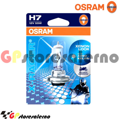 404205020 LAMPADA ALOGENA X-RACER XENON LOOK H7 12V 55W OSRAM BIRO' 