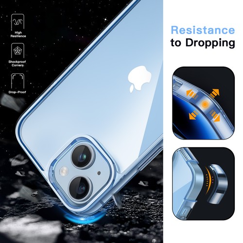 JETech Case for iPhone 14 Plus 6.7-Inch, Non-Yellowing Shockproof Bumper Cover - Picture 37 of 43