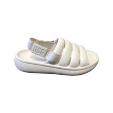 UGG Women's Sport Yeah Bright White Sz 10 1126811 Slides