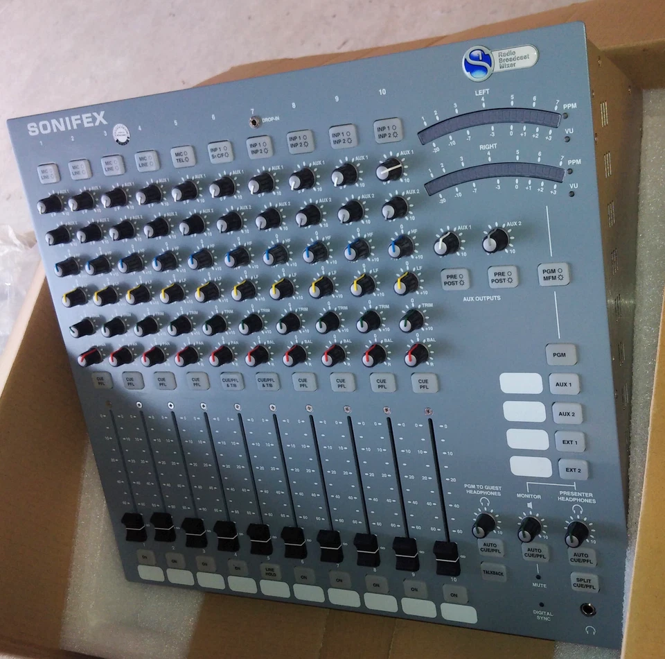 Sonifex S1 Radio Broadcast Mixer - Digital/Analogue, High Grade, Made in England - Image 4 of 4