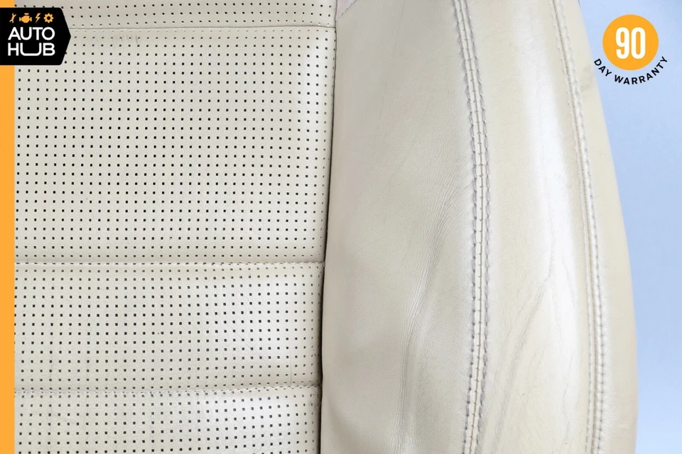 07-11 Mercedes W164 ML63 AMG Front Left Driver Top Upper Seat Cushion Beige OEM - Image 3 of 4