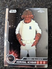 2023 TOPPS CHROME STAR WARS ADMIRAL ACKBAR BASE CARD 47 QUANTITY AVAILABLE