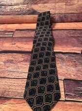 Christian Dior Monsieur Blue, Green And Red Men's Vintage Neck Tie