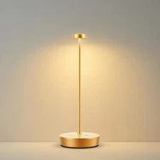 Cordless LED Table Lamp，Rechargeable Battery Desk Lamps, 3 Color Stepless