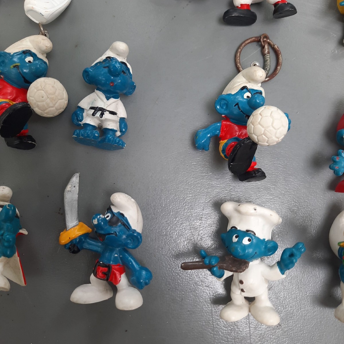 Vintage Smurf Figures Lot Of 17,Vintage Toys,Smurf Figures | eBay