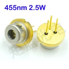 Nichia NDB7B77 TO5-9mm Blue 455nm 2.5W 2500mW Laser Diode