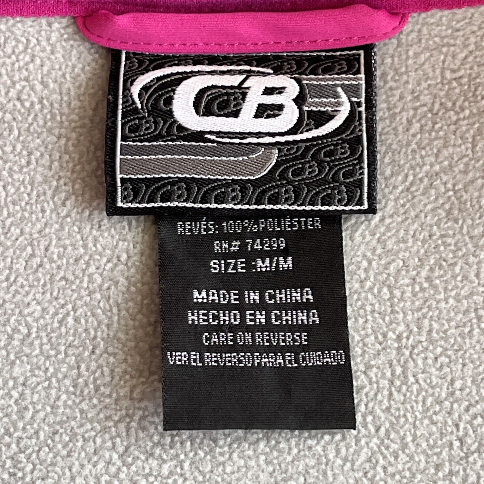 CB Sport Hot Pink Women’s Light Shell Jacket Size… - image 8
