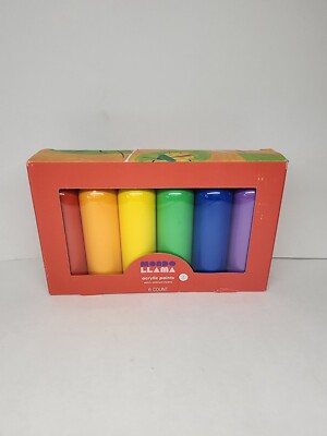 New Mondo Llama Acrylic Paints Multi-Surface 6 Count
