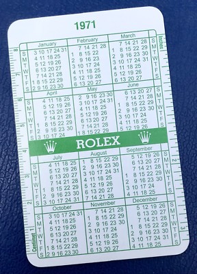 ROLEX 1971 1972 GREEN CALENDAR Submariner RED Writing Date 5513 1680 STEEL  OEM / | eBay