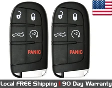 Lot 2x New Replacement PROXIMITY Keyless Entry Remote Key Fob for Dodge Chrysler