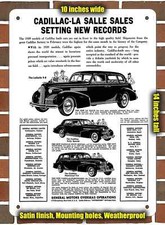 Metal Sign - 1939 Lasalle Cadillac - 10x14 Inches