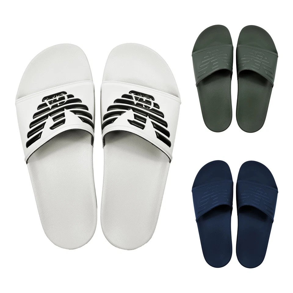 EMPORIO ARMANI Herren Badeschuhe Poolsandalen Pantoletten