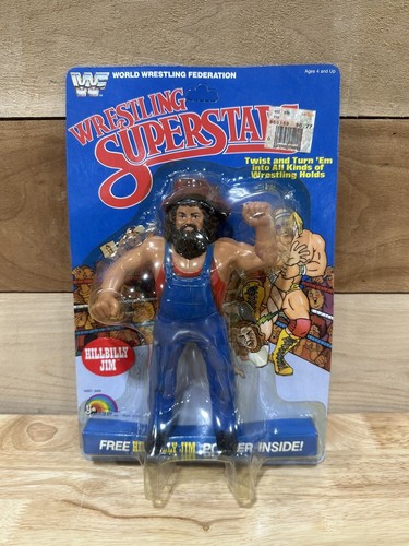 VINTAGE LJN HILLBILLY JIM WRESTLING SUPERSTARS ACT...
