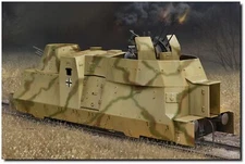 Hobby Boss 1/72 German Armored Train BP-42/Flak Wagon Plastic Model Kit HBB82925