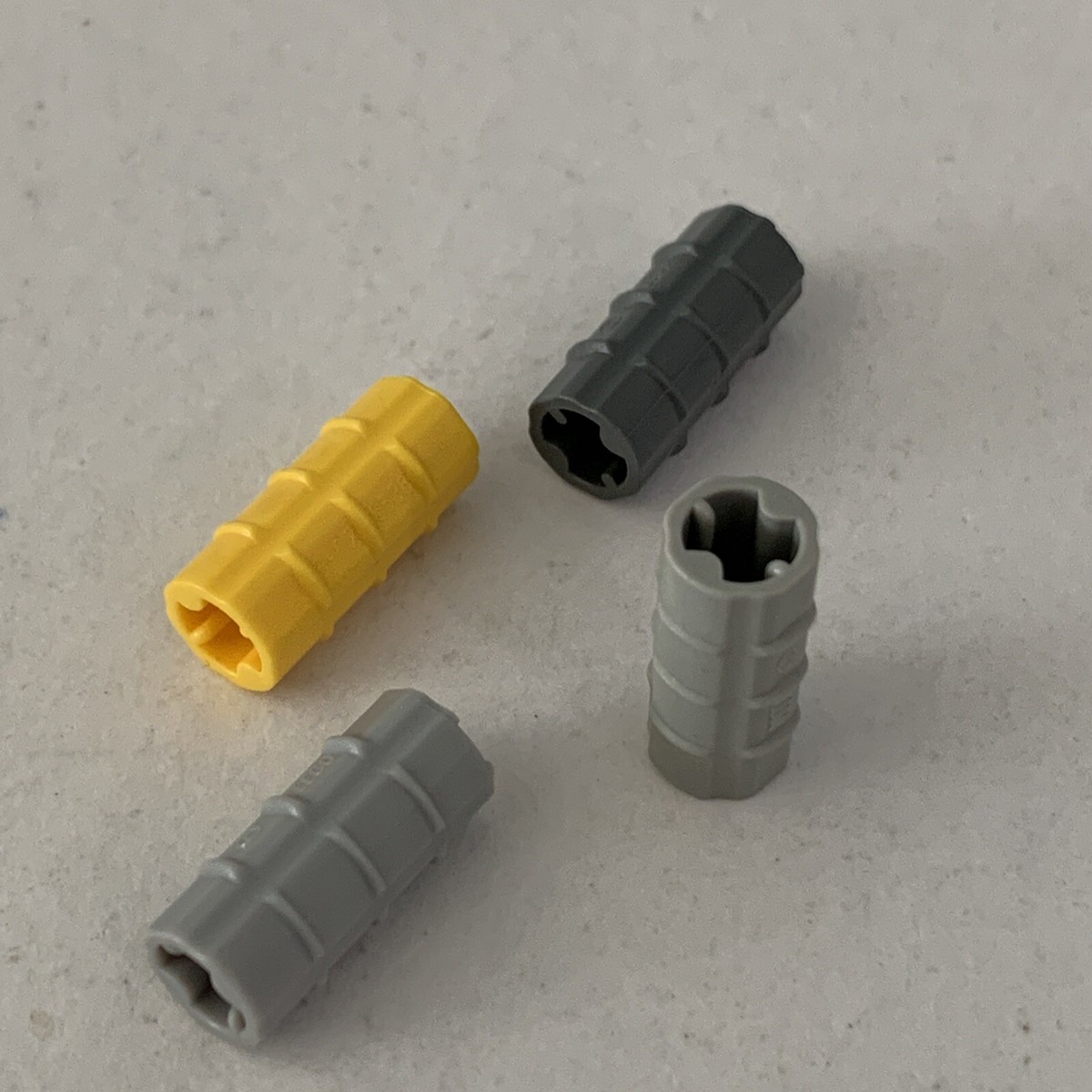 LEGO Parts 6538b (2pcs) Technic, Axle Connector 2L Ridged | eBay