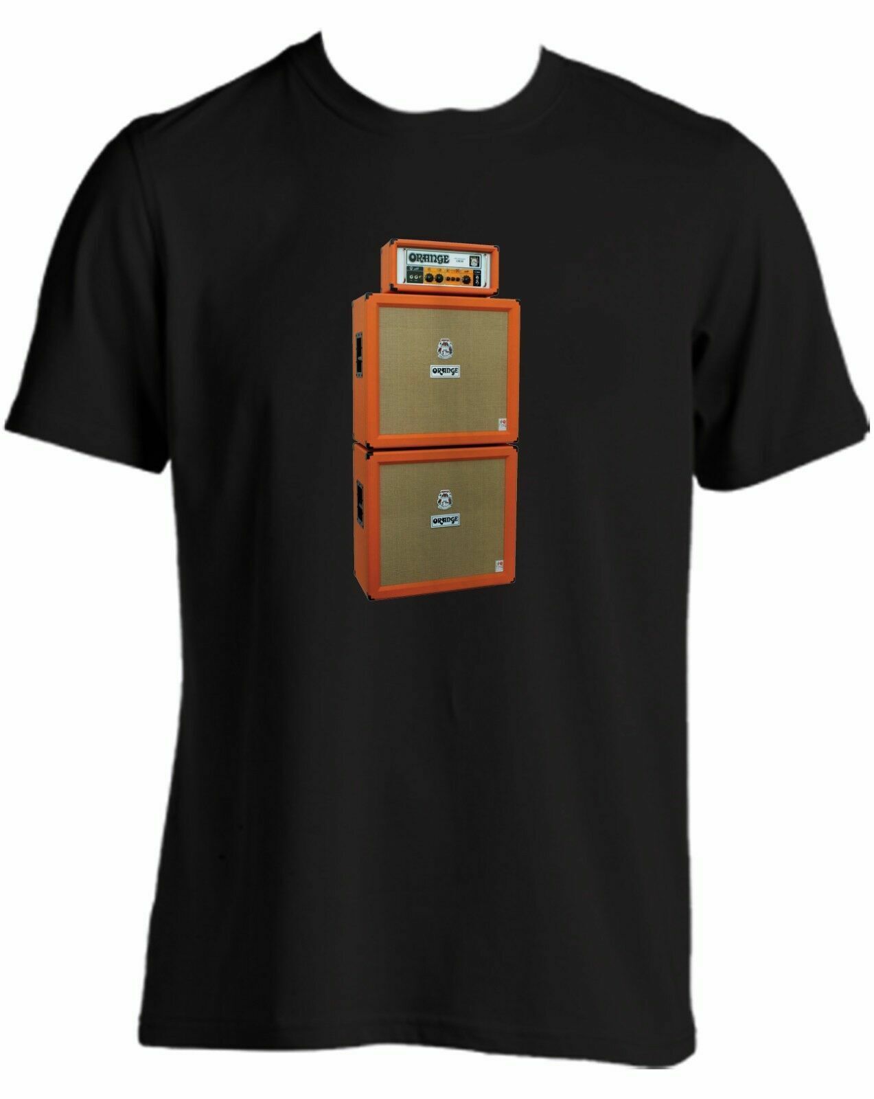 FULL STACK AWESOME TUBE AMPLIFIER ORANGE OR50 T-SHIRT IN 6 COLORS!