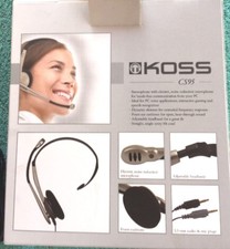 Koss CS95 Noise Reduction Hands Free communications headset speech recognition