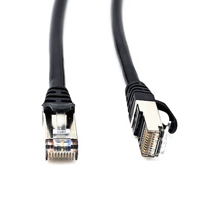 Rj50 10p10c Sftp Cat5 M/M Cable With Shielded Connectors Black 3M Audio Video