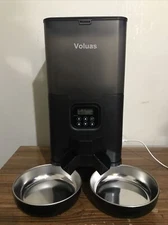 VOLUAS Automatic Pet Feeder for Cats and Dogs, Dry Food Dispenser, 6.0 L