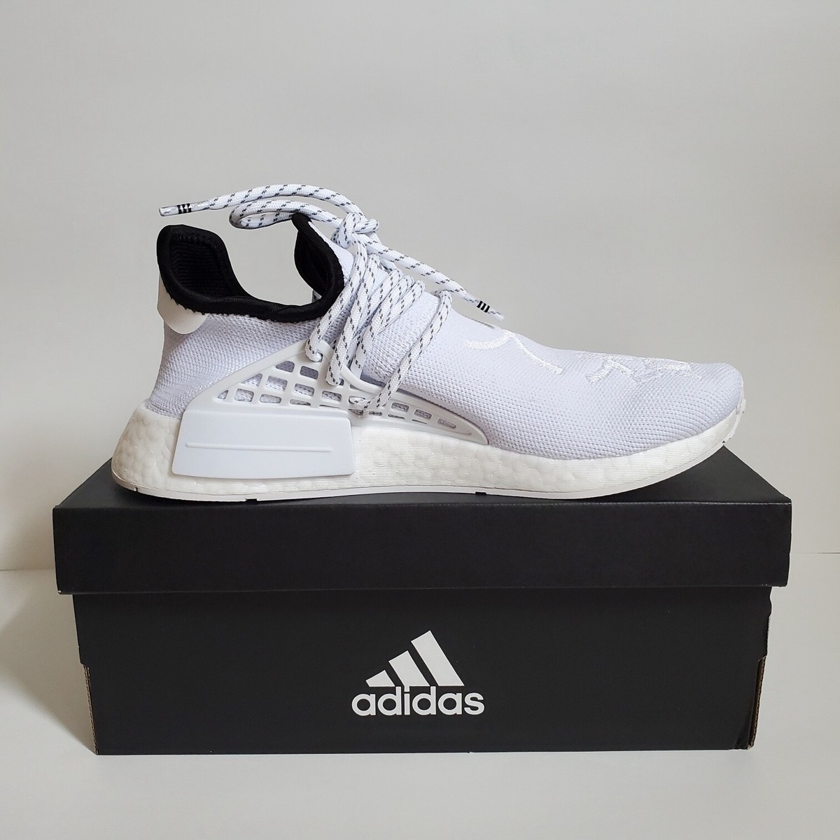 スニーカー Pharrell x adidas NMD Hu Extra Eye Orange / Grey FW 20 2020 adidas Pharrell x NMD Human Race Extra Eye - Bold Orange for