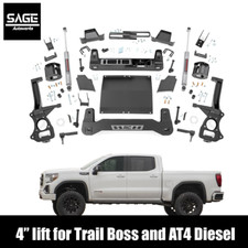 4 Inch Lift Kit For 2019-2023 Silveradosierra Trailbossat4 Diesel Engine 4 Inch Lift Kit For 2019-2023 Silveradosierra Trailbossat4 Diesel Engine