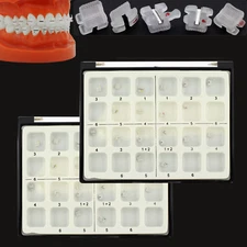 3M Clarity type Orthodontic Ceramic Bracket Clear Braces Metal slot Roth MBT 022