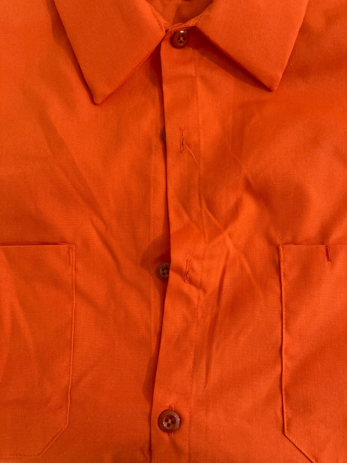 Aramark Authentic Prison Uniform Long Sleeve Shirt Sz… Gem