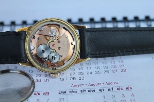 Swiss made men's watch ''Helva'' 17 jewels gilded - Picture 14 of 21