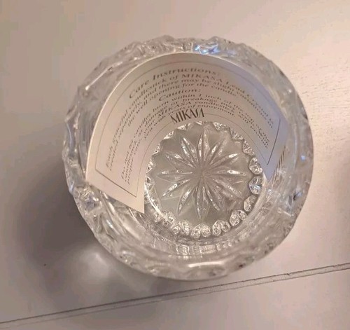 MIKASA CRYSTAL CHRISTMAS TREE VOTIVE CANDLE HOLDER NEW SN 106/610 - Picture 12 of 12