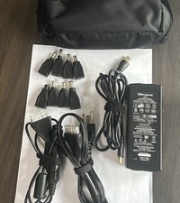 Targus AC/DC Notebook Power Adapter APM10 Carrying Case w/ 8 Adapters  cords