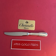 COUTEAUTABLE CHINON 24,5CM CHRISTOFLE FRANCE  METAL ARGENTE TRÈS BEL ETAT;