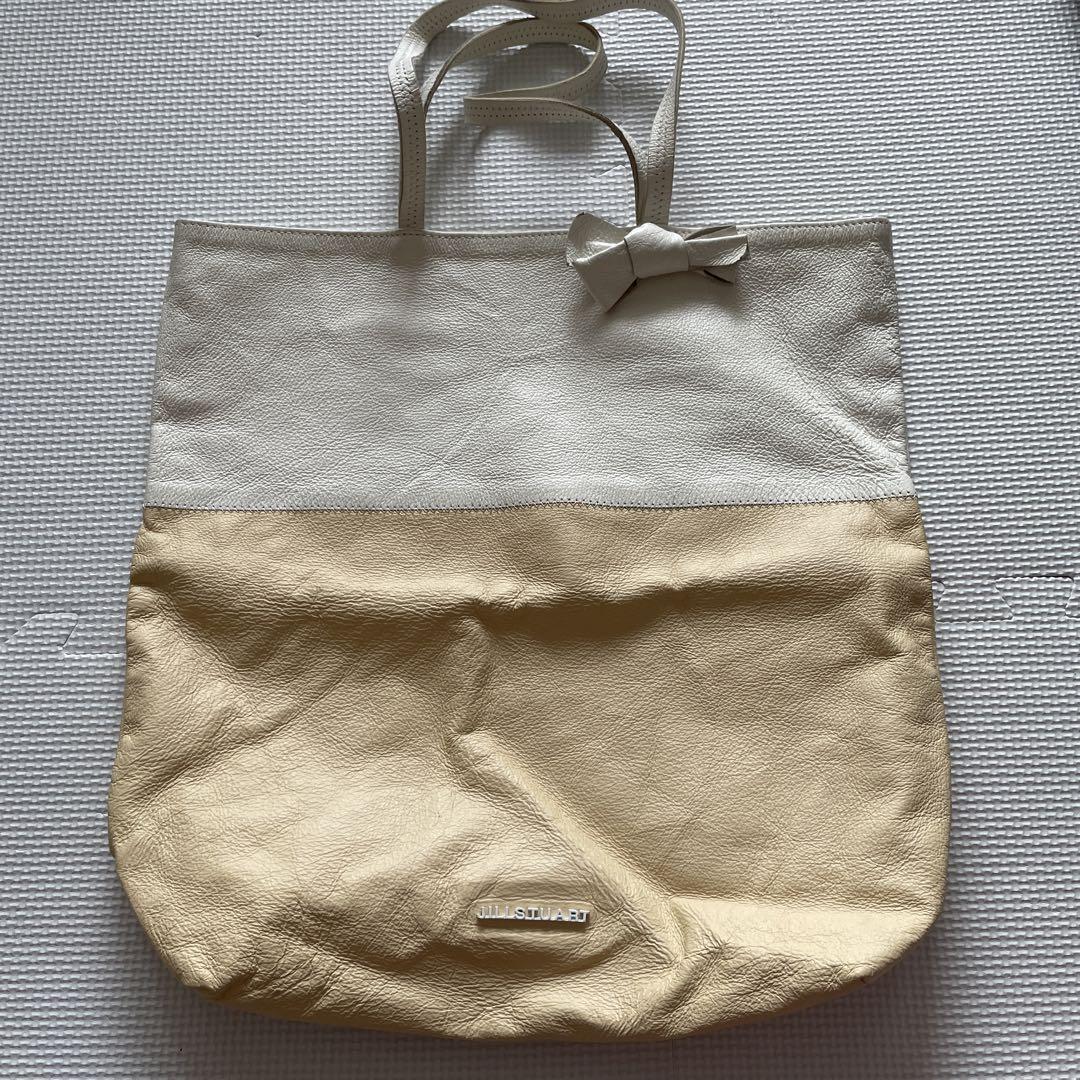 【JILLSTUART】送料・関税込★Pattern Leather Tote Bag JILLSTUART Leather Tote Bag White 74 | eBay