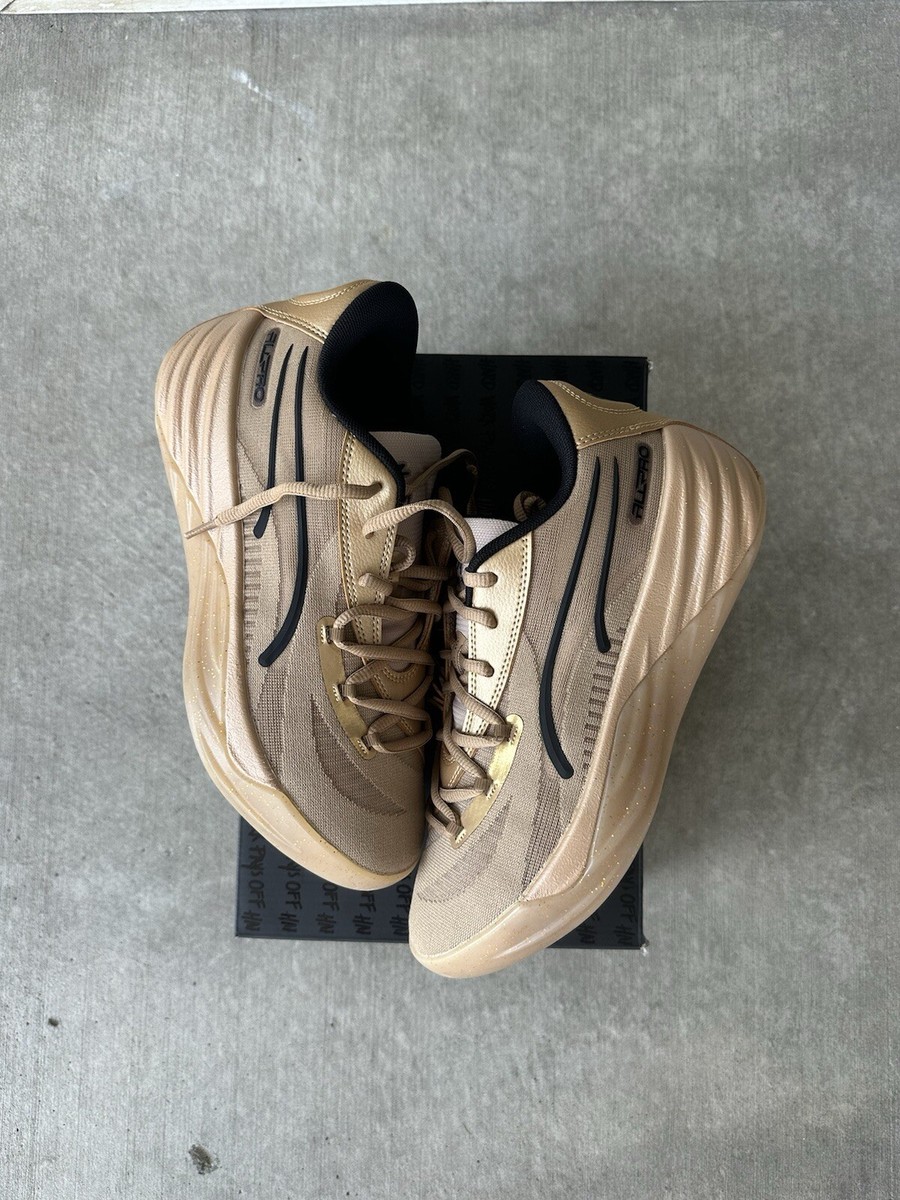 PUMA x Dennis Schroder ☆ All Pro Nitro ‘Gold Black’ Size 7 - PUMA Dennis Schröder x All-Pro Nitro Gold Black | eBay