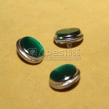 3 pcs trumpet finger buttons for repairing parts and buttons green stone