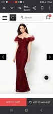 Montage By Mon Cheri 119931 Ruffled Off Shoulder Gown