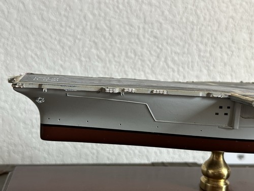 USS Forrestal CV-59 Aircraft Carrier Model Navy Scale 1/700 Desk Wooden Model - Picture 7 of 24