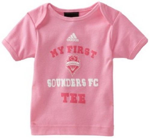 Camiseta Seattle Sounders My First Sounders MLS rosa nueva con etiquetas fútbol nueva con etiquetas - Imagen 1 de 1