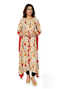 ikat print kurtis