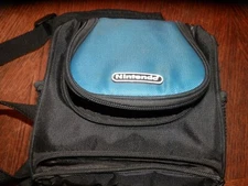 Nintendo  Mini Blue Backpack Travel Carry Case Bag DS Gameboy Video Game Carrier