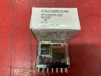 NEW IN BOX STRUTHER-DUNN 125VDC COIL 219CXCP